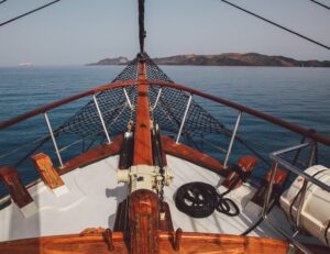 jacht chroniony prawnie na wodzie